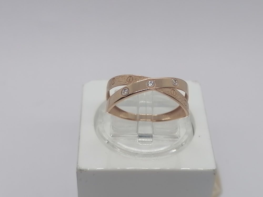 К13215312 КОЛЬЦО С КАМНЯМИ (Au 585)