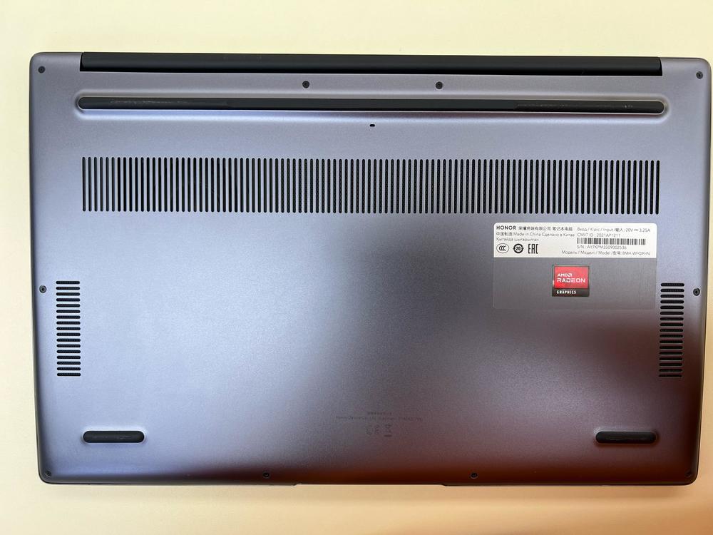 Ноутбук Honor magicbook 15 2021; Ryzen 5-5500U, HD Graphics, 16 Гб, 512 GB, Нет