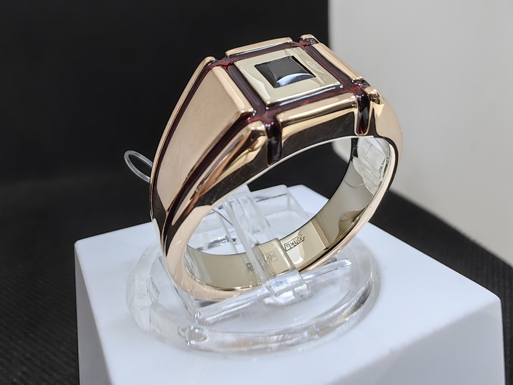 КОЛЬЦО ПЕЧАТКА с камнем (Au 585)