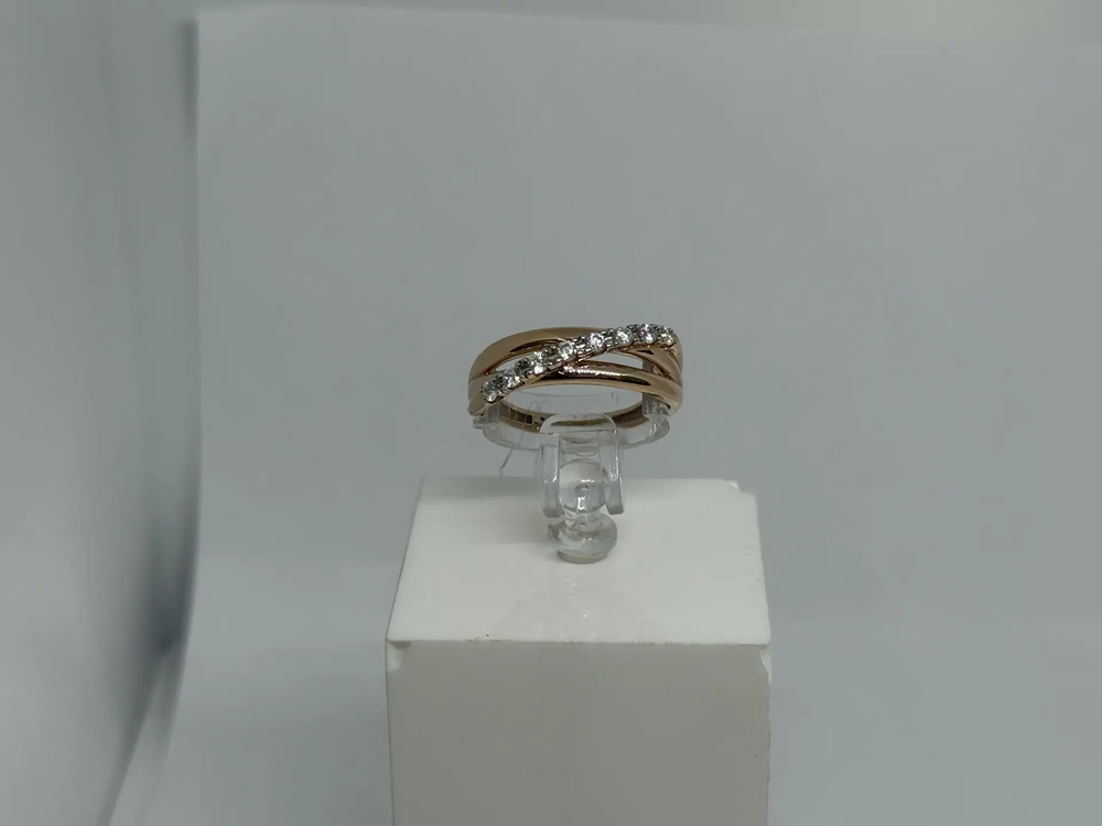 КОЛЬЦО С КАМНЯМИ (Au 585)