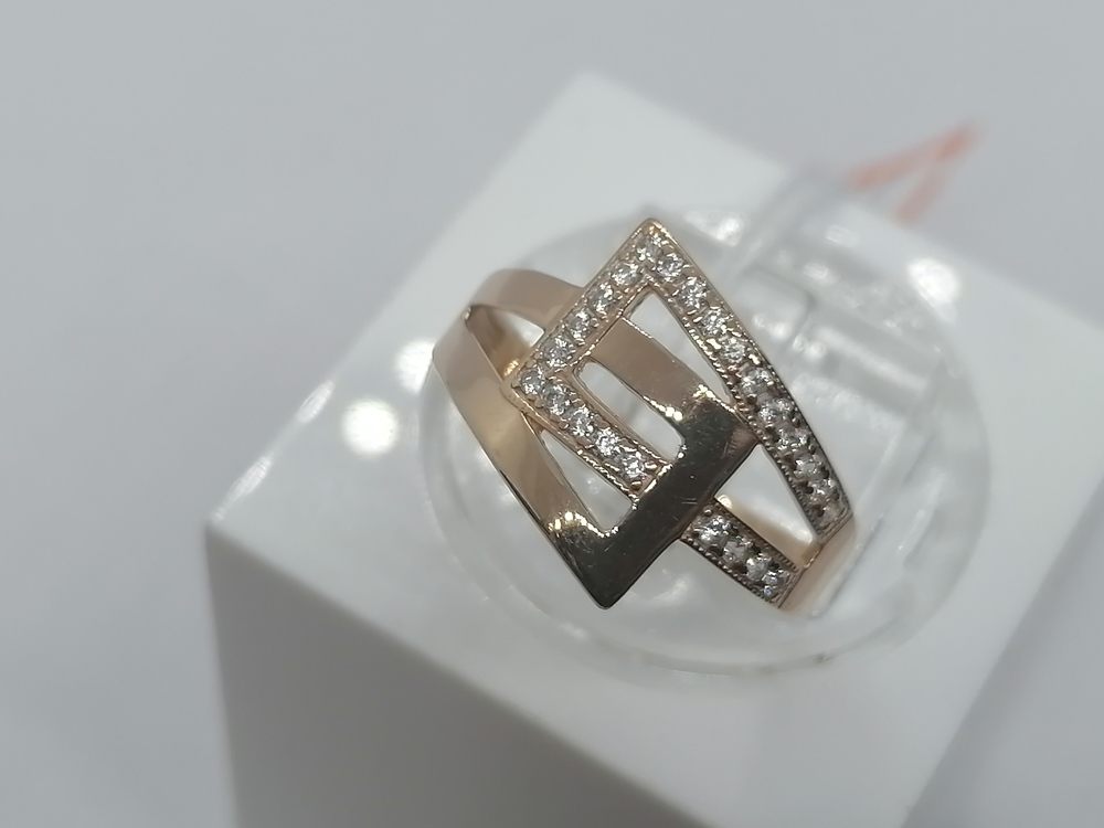 КОЛКМИ585 КОЛЬЦО С КАМНЯМИ (Au 585)