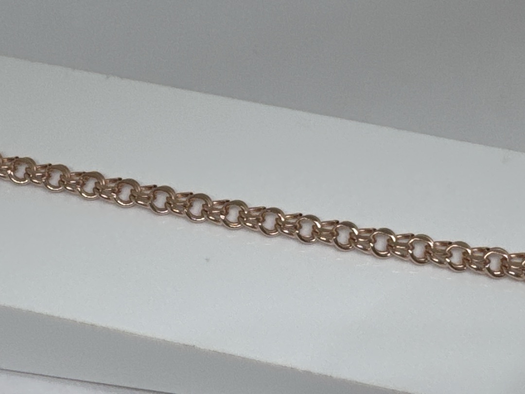 БРАСЛЕТ ПУСТОТЕЛЫЙ Бисмарк (Au 585)