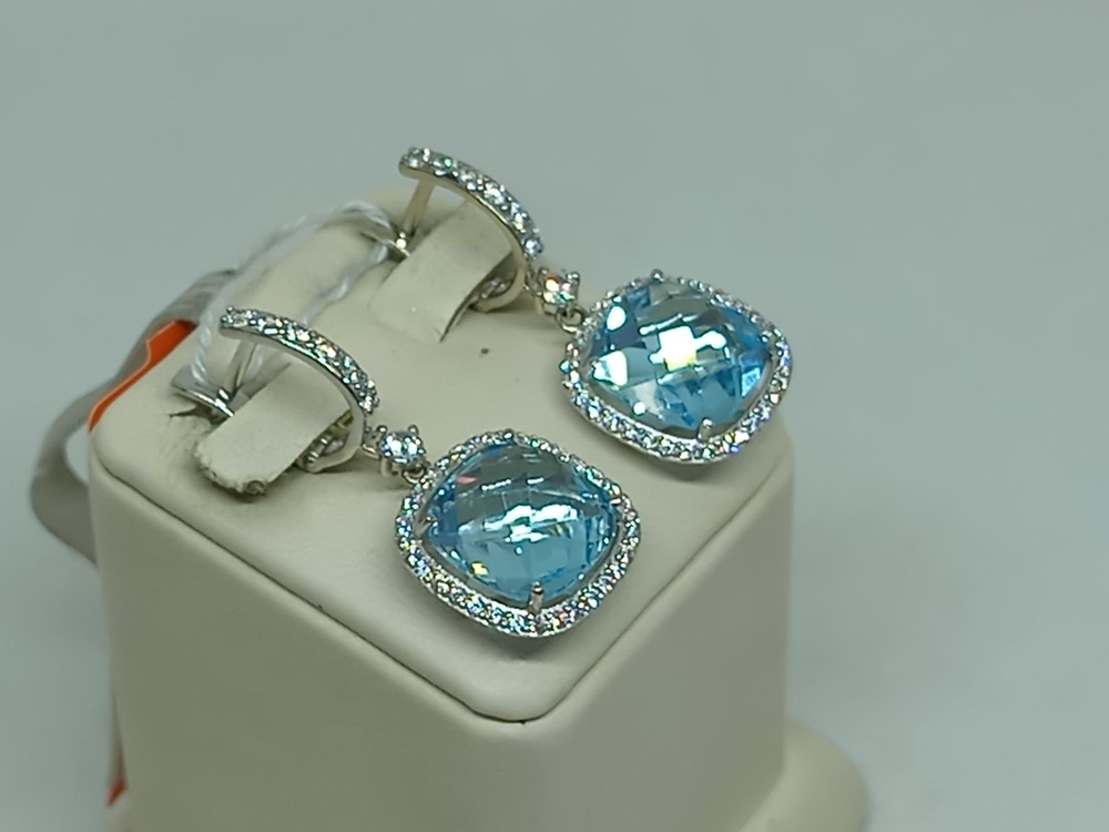 СЕРЬГИ С КАМНЯМИ (Au 585)