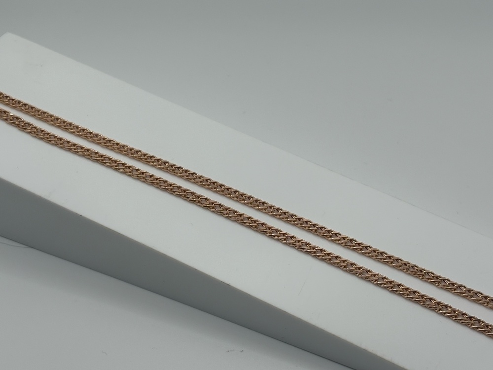 ЦЕПЬ ПУСТОТЕЛАЯ Ромб двойной (Au 585)