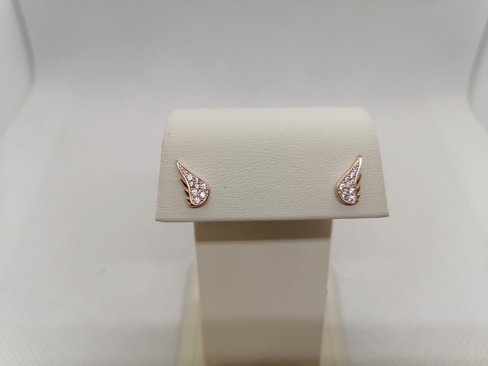 СЕРЬГИ ПУСЕТЫ с камнями (Au 585)