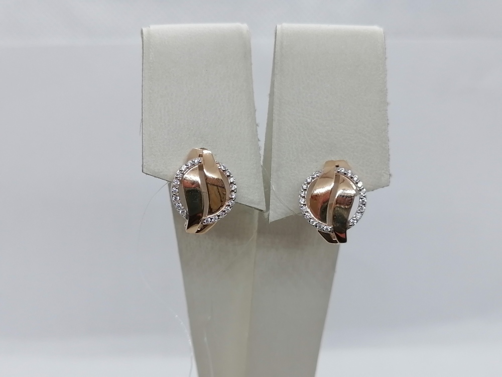 СЕРЬГИ С КАМНЯМИ (Au 585)