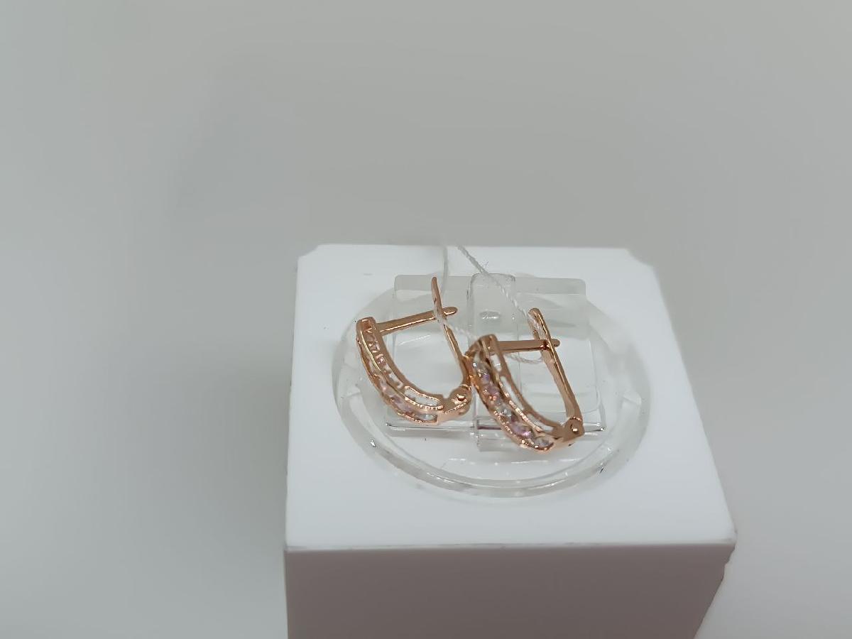 СКМИ585 СЕРЬГИ С КАМНЯМИ (Au 585)