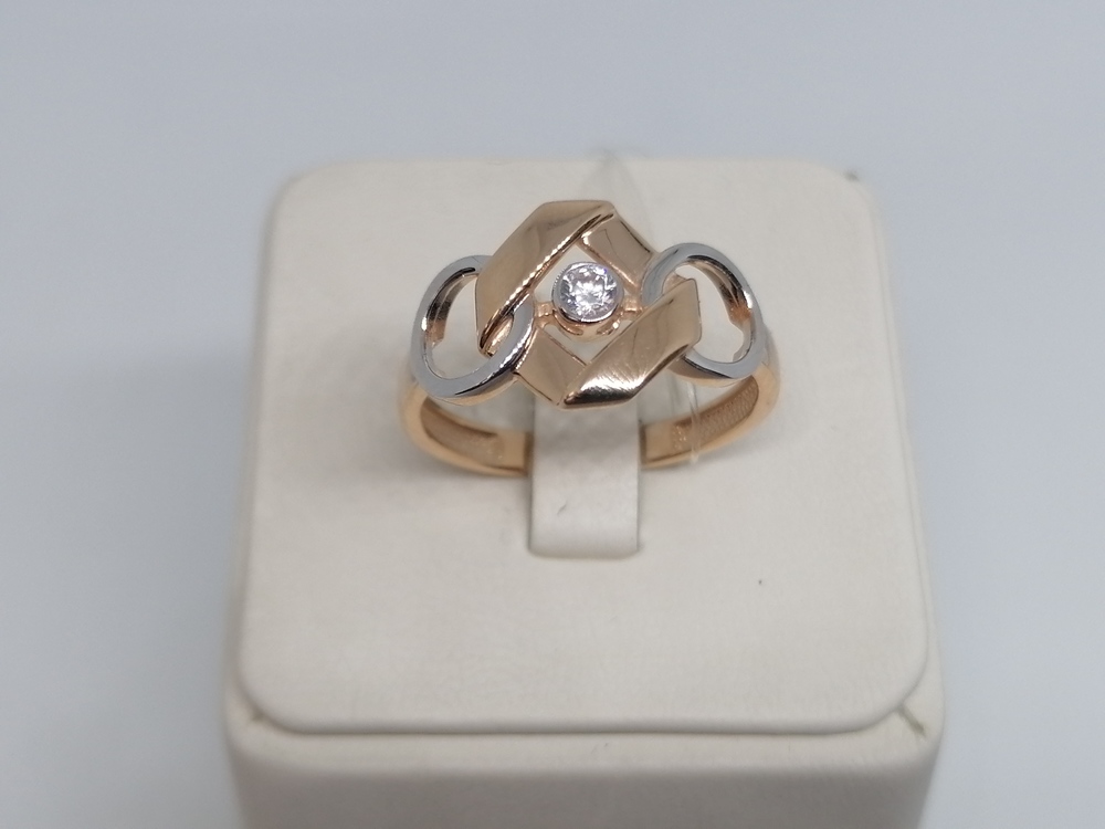 КОЛЬЦО С КАМНЕМ (Au 585)