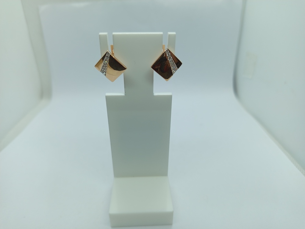 СЕРЬГИ С КАМНЯМИ (Au 585)