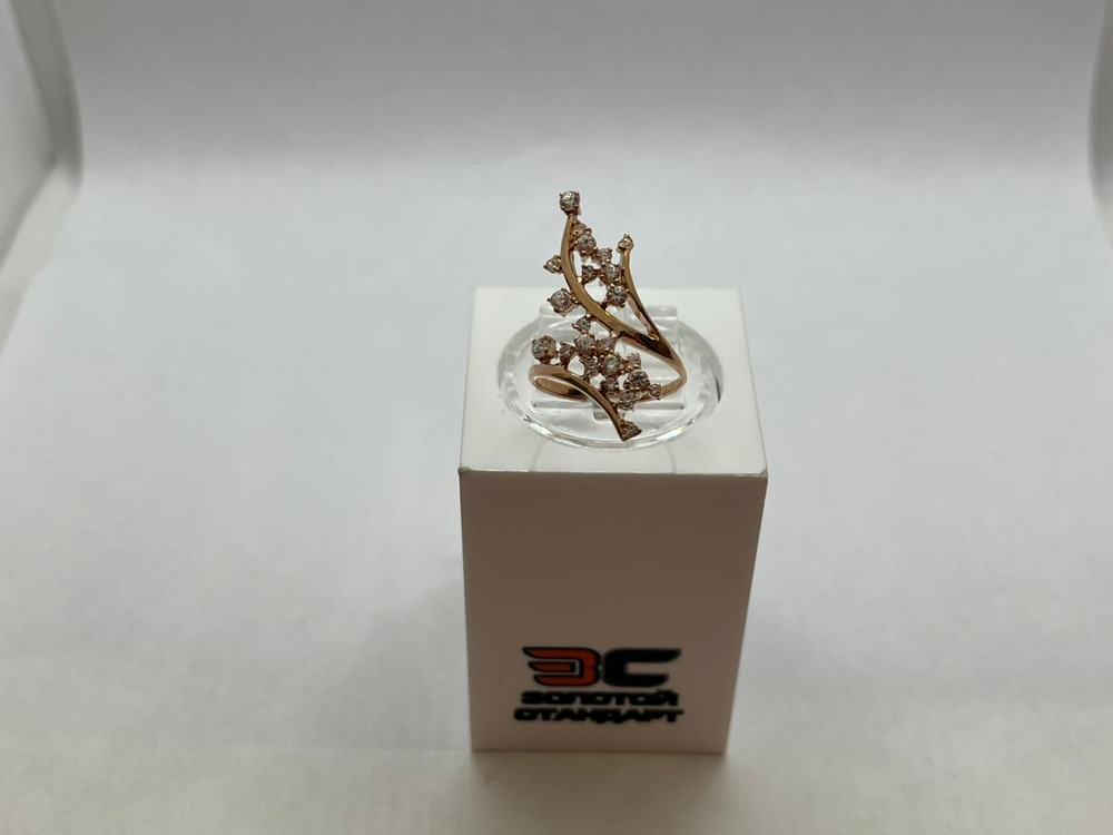 КОЛКМИ585 КОЛЬЦО С КАМНЯМИ (Au 585)