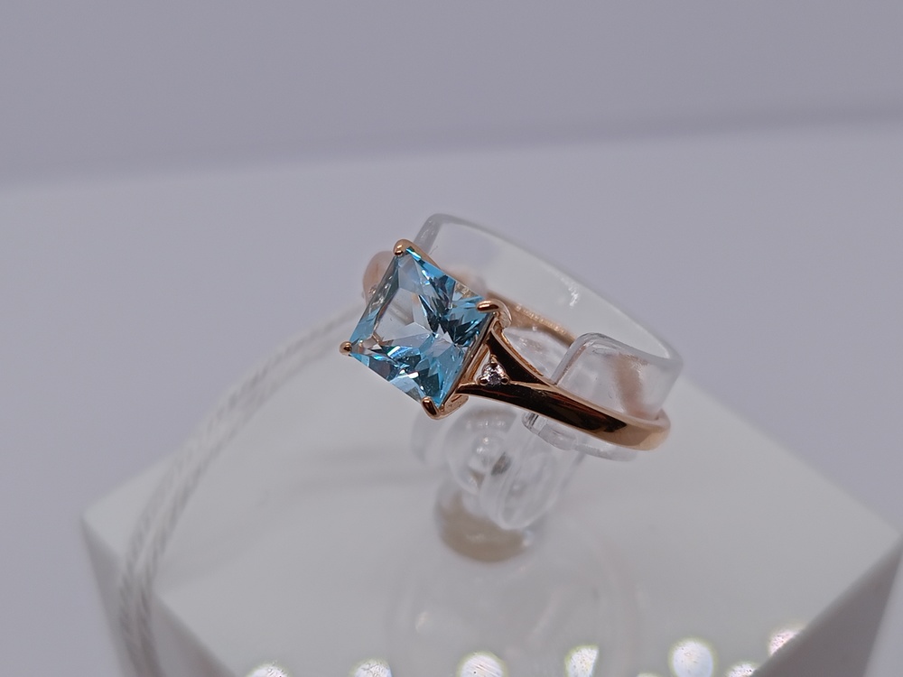 КОЛКМИ585 КОЛЬЦО С КАМНЯМИ (Au 585)