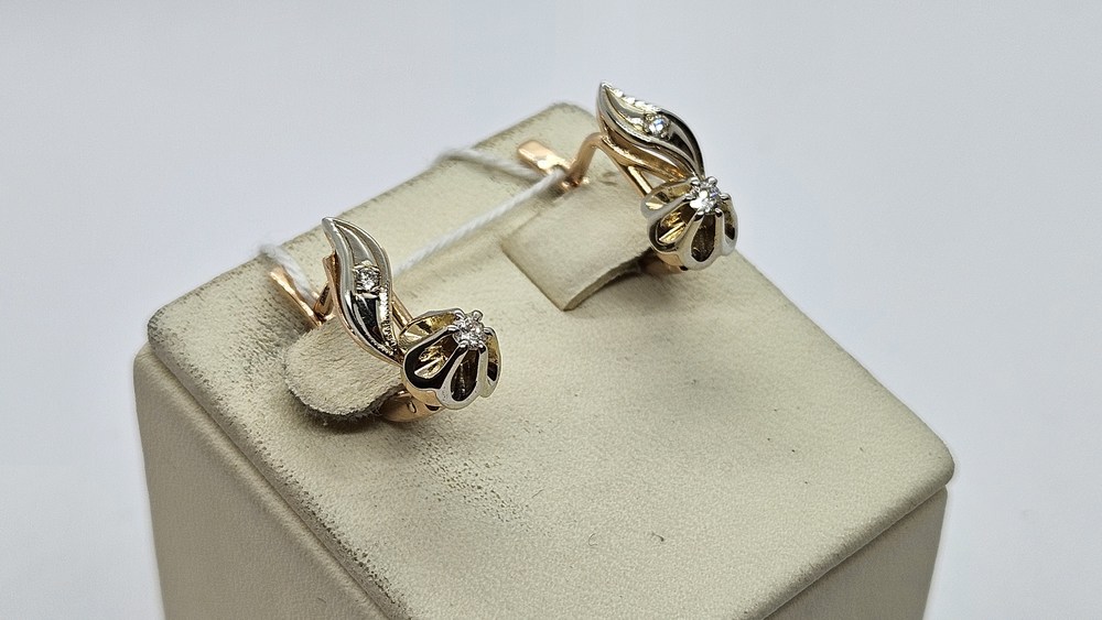 СЕРЬГИ БРИЛЛИАНТ (Au 585)