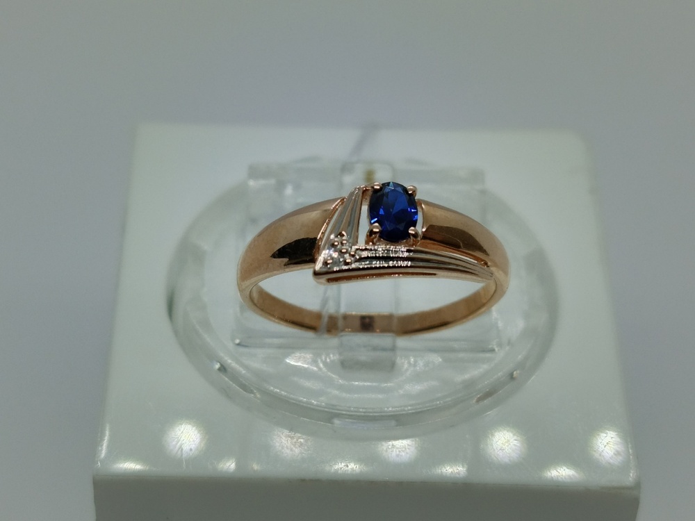 КОЛКМИ585 КОЛЬЦО С КАМНЯМИ (Au 585)