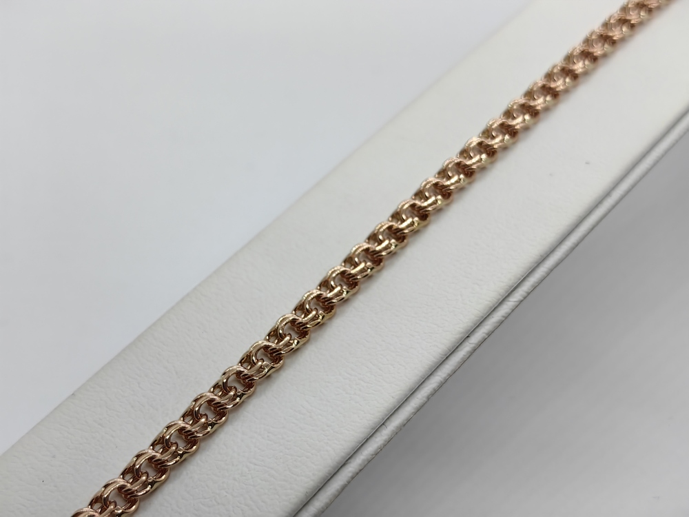 БЛБ585 БРАСЛЕТ ПОЛНОВЕСНЫЙ Бисмарк (Au 585) БЛБ585 БРАСЛЕТ ПОЛНОВЕСНЫЙ Бисмарк (Au 585)