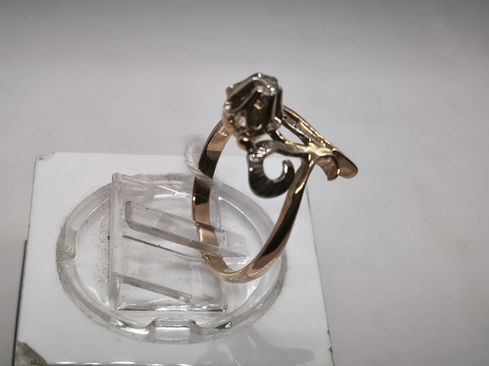 КОЛЬЦО БРИЛЛИАНТ Au 583