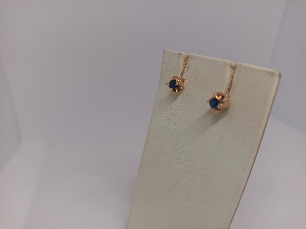 СПУС585 СЕРЬГИ ПУСЕТЫ (Au 585)