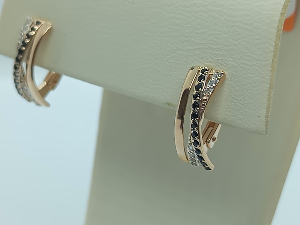 СКМИ585 СЕРЬГИ С КАМНЯМИ (Au 585)