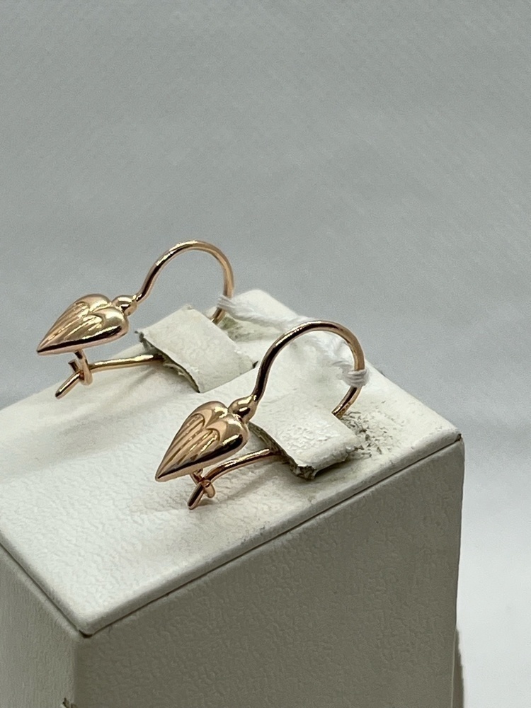 СБКМ583 СЕРЬГИ БЕЗ КАМНЯ (Au 583)