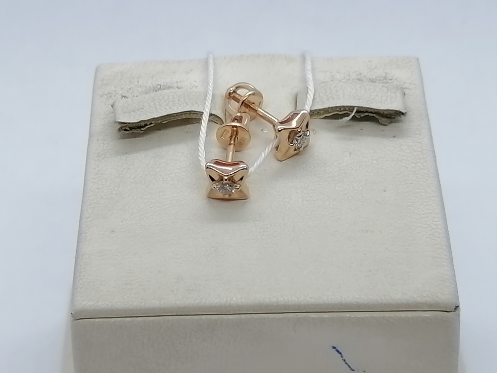 СЕРЬГИ БРИЛЛИАНТ (Au 585)