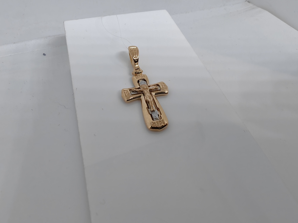 ПОДВЕСКА КРЕСТ без камня (Au 585)