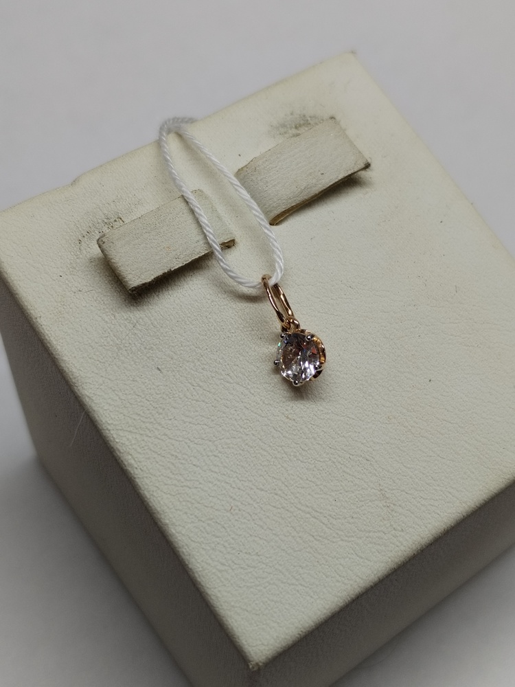 ПОДКМ585 ПОДВЕСКА С КАМНЕМ (Au 585)