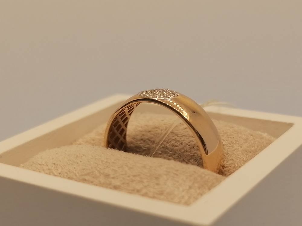 КОЛЬЦО С КАМНЯМИ (Au 585)