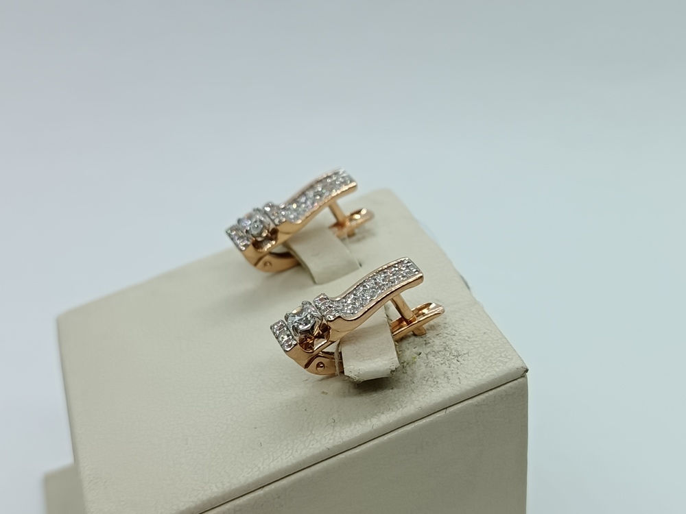 СЕРЬГИ С КАМНЯМИ (Au 585)