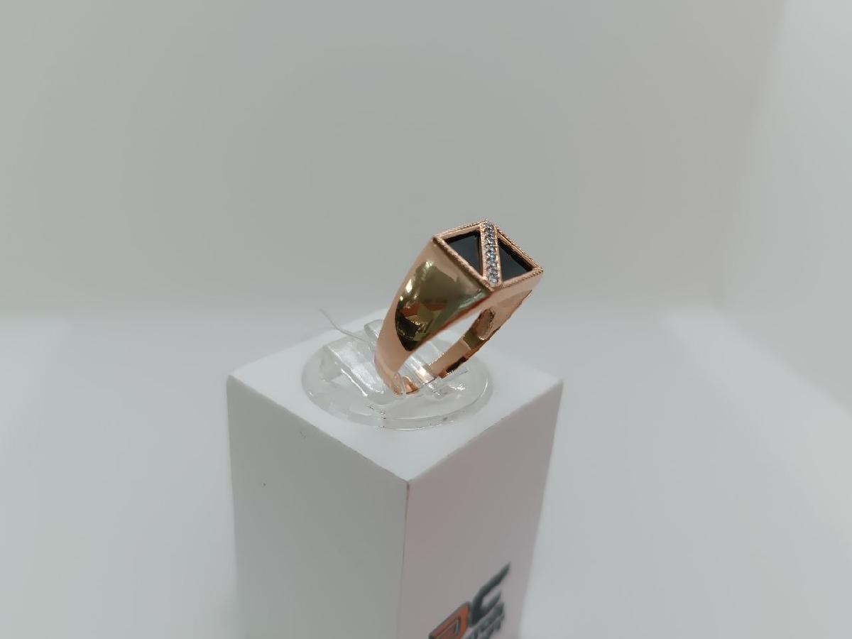 ПЕЧАТКА С КАМНЯМИ (Au 585)