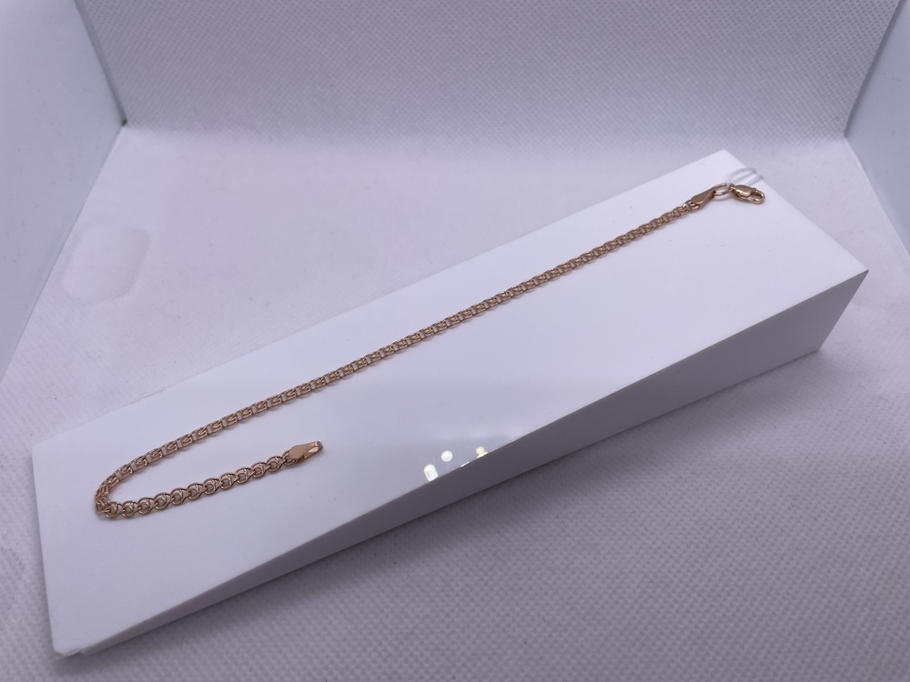 БРАСЛЕТ ПУСТОТЕЛЫЙ Лав Au 585