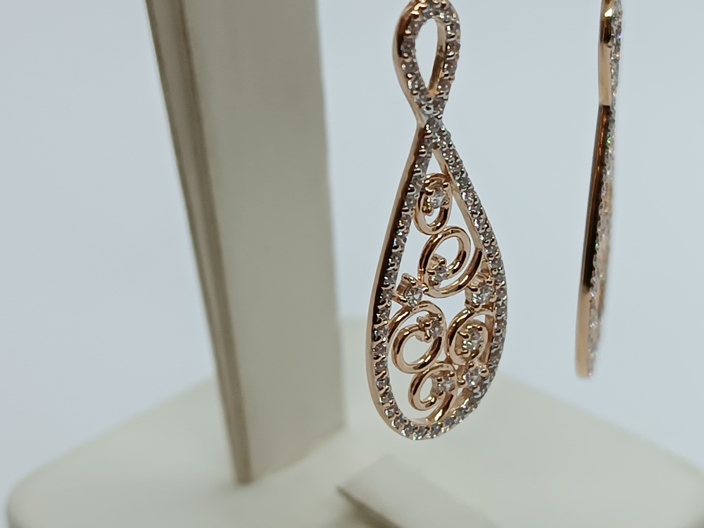 СЕРЬГИ С КАМНЯМИ (Au 585)