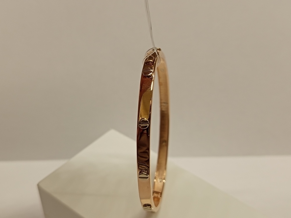 бр1439 БРАСЛЕТ ЖЕСТКИЙ без камня (Au 585)