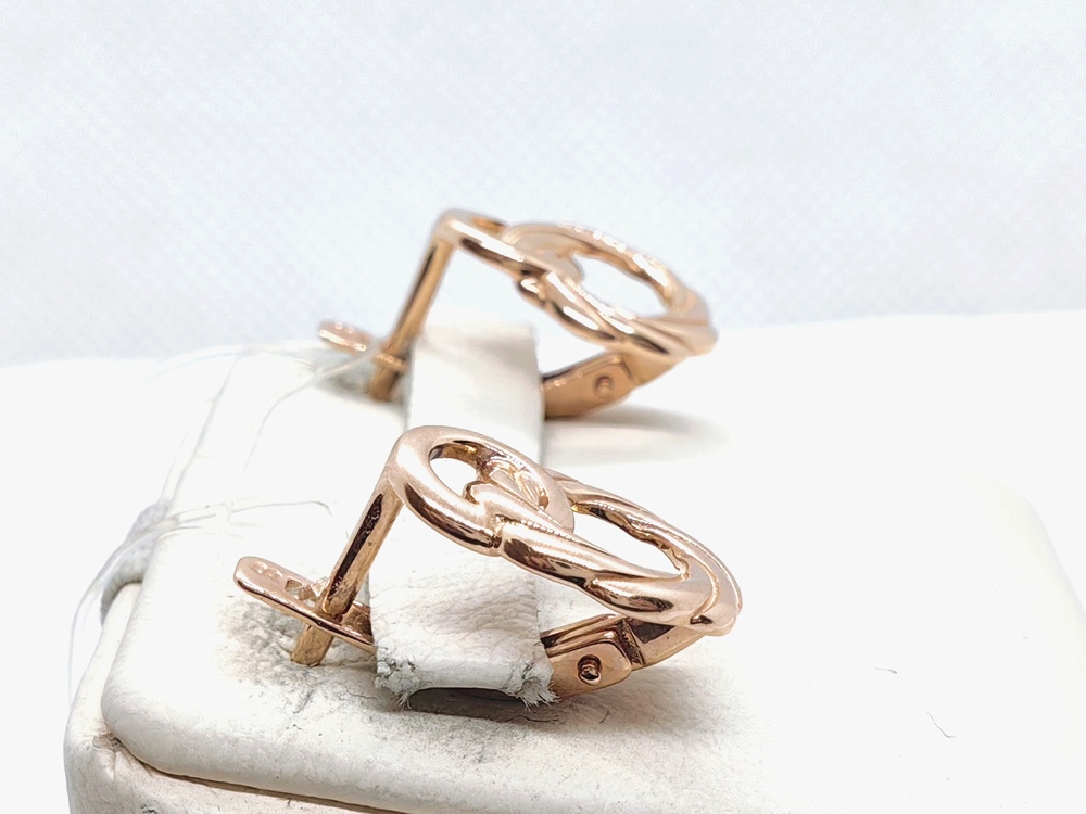 СЕРЬГИ БЕЗ КАМНЯ (Au 585)