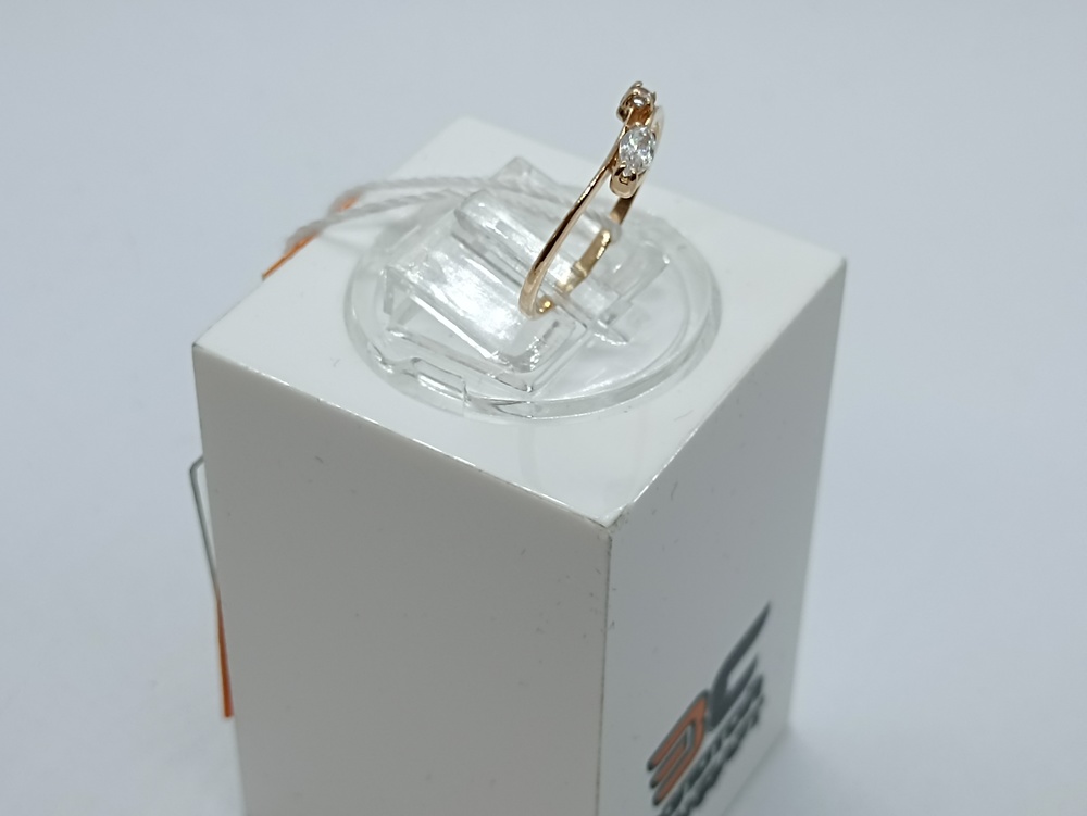 КОЛЬЦО С КАМНЯМИ (Au 585)