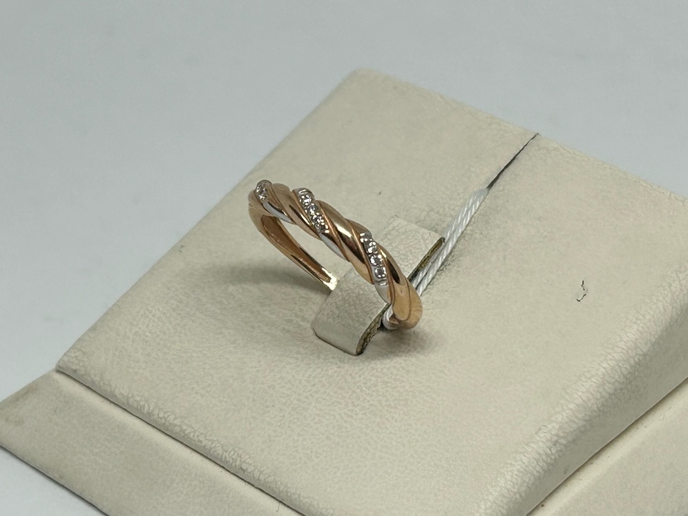 КОЛКМИ375 КОЛЬЦО С КАМНЯМИ (Au 375)