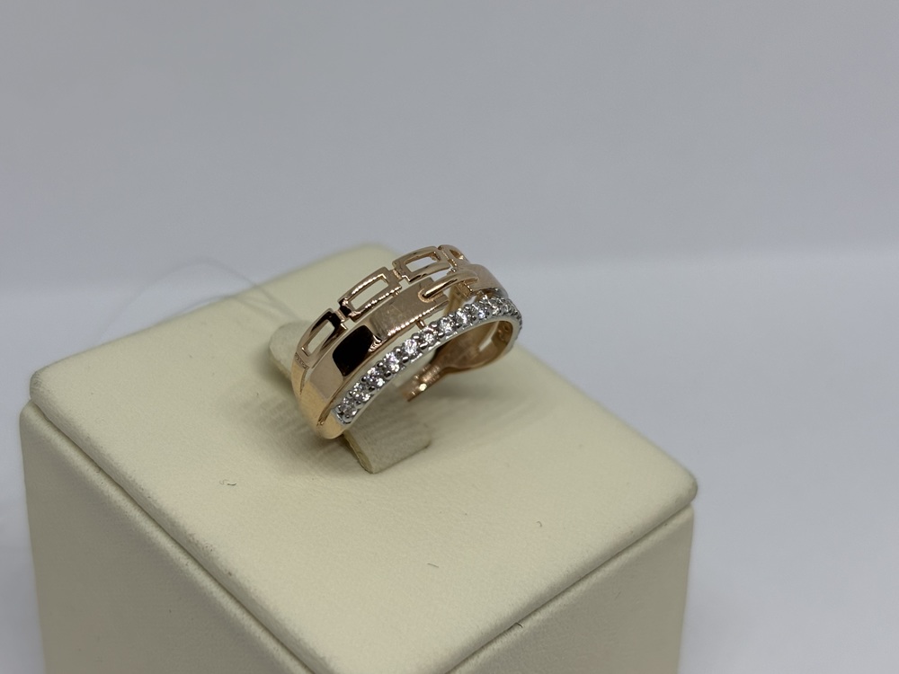 01-118235 КОЛЬЦО С КАМНЯМИ (Au 585)