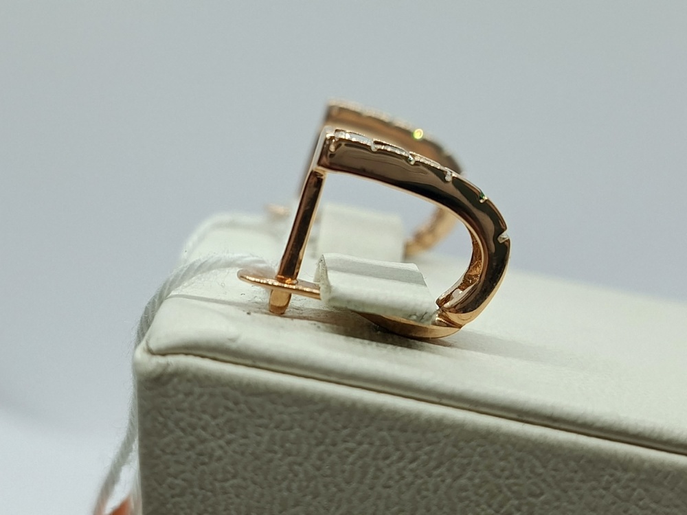 СКМИ585 СЕРЬГИ С КАМНЯМИ (Au 585)