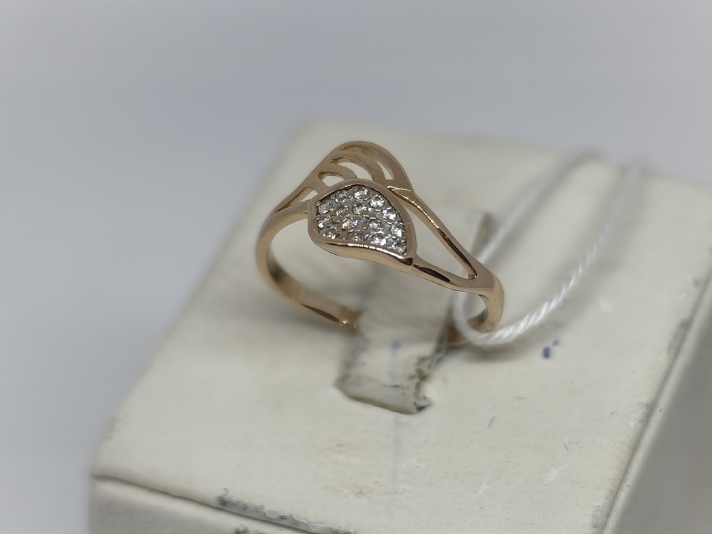 КОЛКМИ585 КОЛЬЦО С КАМНЯМИ (Au 585)