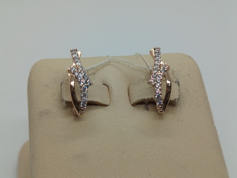 СЕРЬГИ С КАМНЯМИ (Au 585)