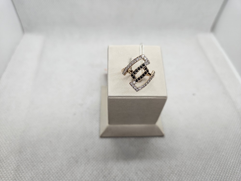 КОЛКМИ585 КОЛЬЦО С КАМНЯМИ (Au 585)