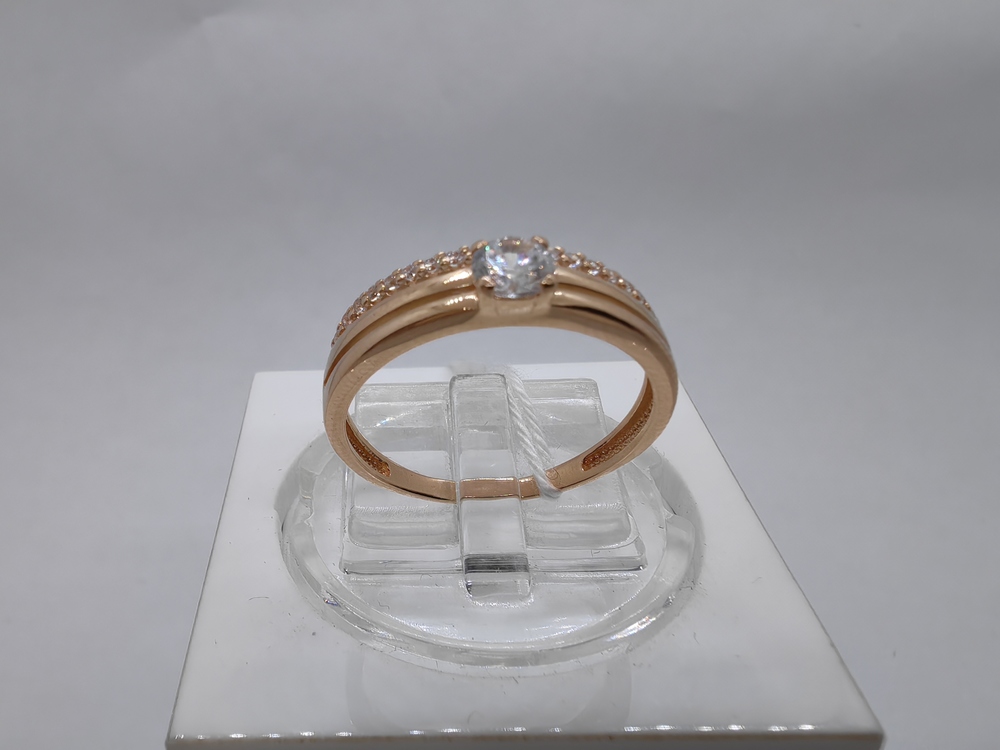 КОЛКМИ585 КОЛЬЦО С КАМНЯМИ (Au 585)