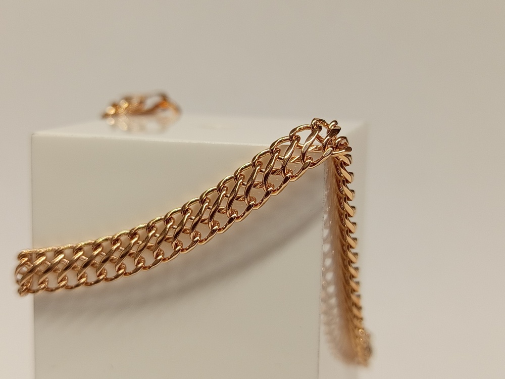 БЛ8585 БРАСЛЕТ ПОЛНОВЕСНЫЙ Восьмерка (Au 585)