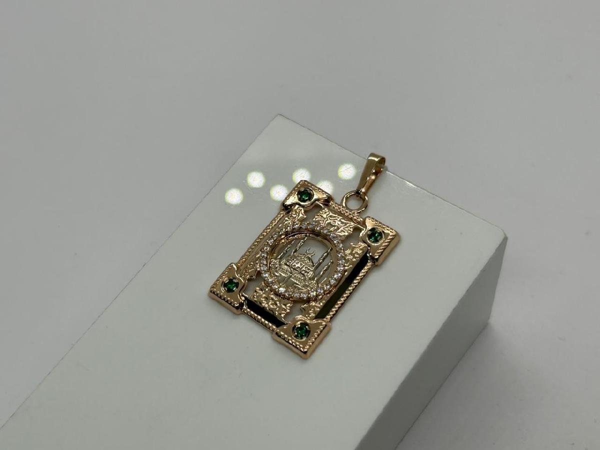 ПОДВЕСКА МЕЧЕТЬ с камнями (Au 585)