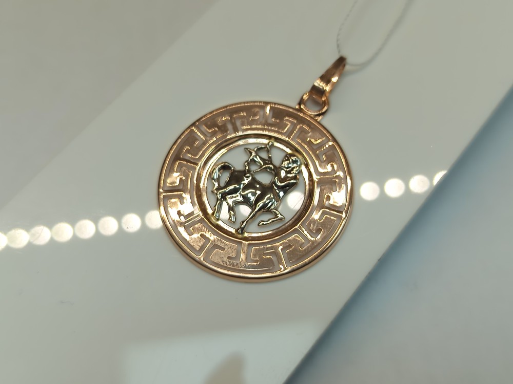 ПОДВЕСКА ЗНАК ЗОДИАКА СТРЕЛЕЦ (Au 585)