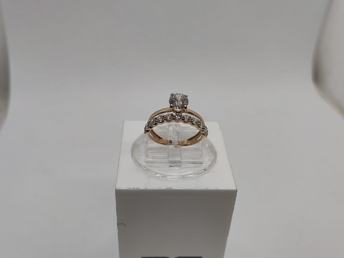КОЛКМИ585 КОЛЬЦО С КАМНЯМИ (Au 585)