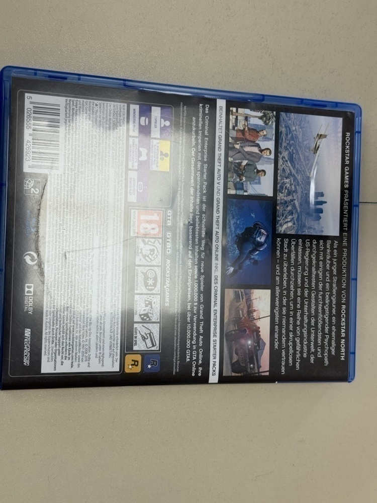 Игра Playstation 4 GTA 5
