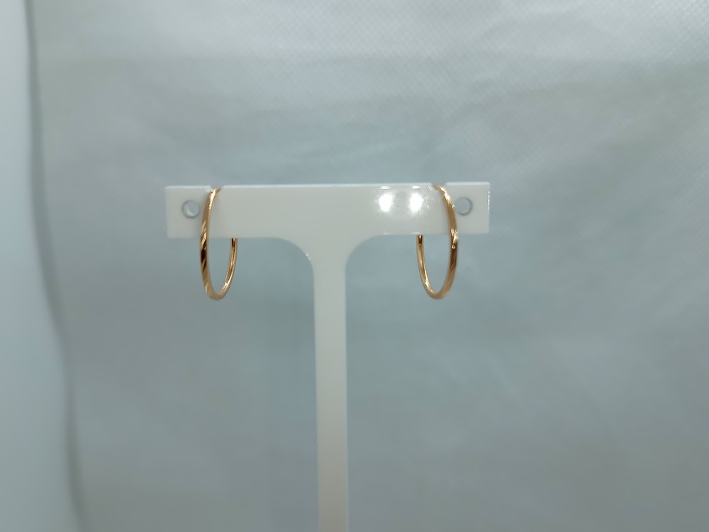 СЕРЬГИ КОНГО без камня (Au 585)