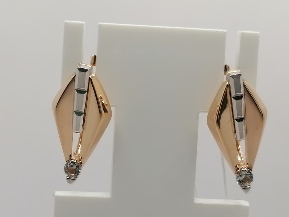 СЕРЬГИ ТОПАЗ (Au 585)