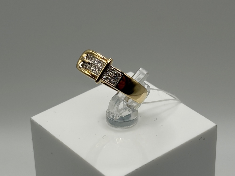 КОЛКМИ585 КОЛЬЦО С КАМНЯМИ (Au 585)