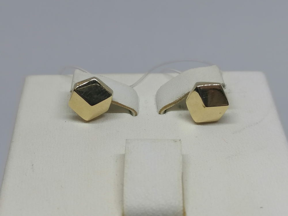 СЕРЬГИ ПУСЕТЫ без камня (Au 585)