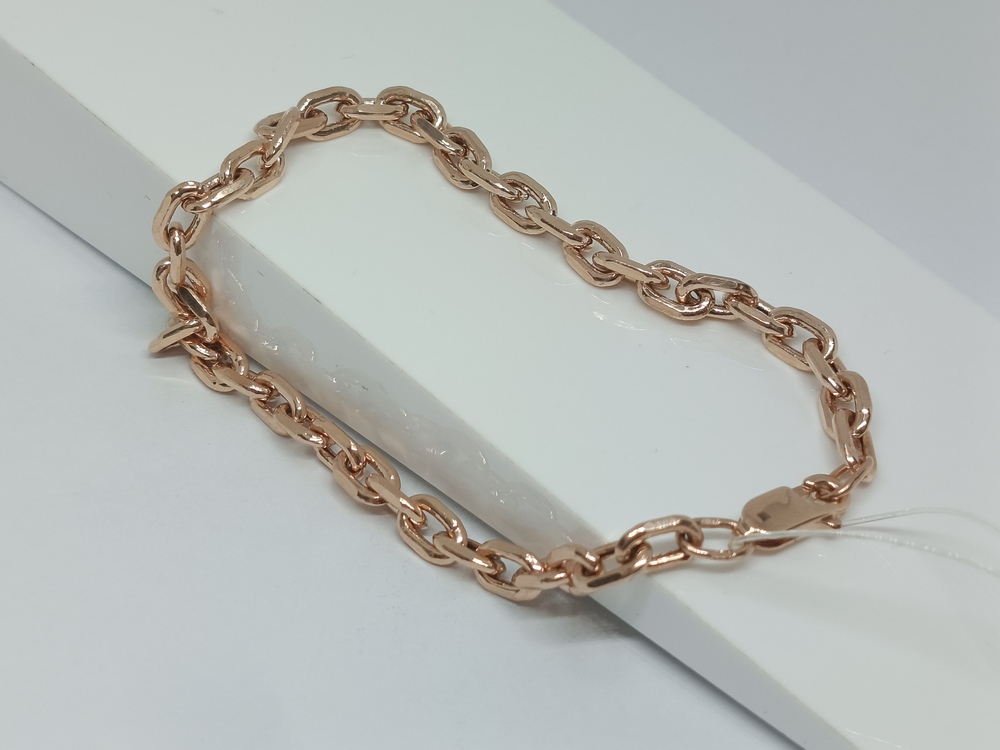 БРАСЛЕТ ПУСТОТЕЛЫЙ Якорное (Au 585)